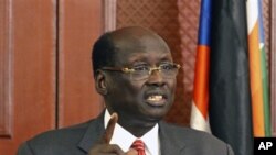 Bộ trưởng Thông Tin Nam Sudan Barnaba Marial Benjamin.