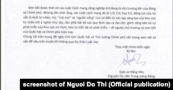 Giáo sư Đặng Hữu và các chuyên gia kêu gọi quốc hội Việt Nam sửa một số điều trước khi thông qua dự luật an ninh mạng, 5/6/2018