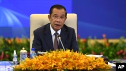 Ông Hun Sen, Thủ tướng Campuchia, hồi tháng 11/2021 (ảnh tư liệu).