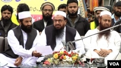 Thủ lĩnh Hafiz Saeed của tổ chức Jamaat-ud-Dawa (JuD), được cho là một danh xưng khác của tổ chức Lashkar-e-Tiaba.