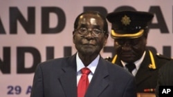 Tổng thống Zimbabwe Robert Mugabe.