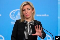 Rusya Dışişleri Bakanlığı Sözcüsü Maria Zakharova