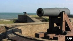 Pháo đài Fort Gaines thời Nội chiến nằm trên đảo Dauphin của bang Alabama