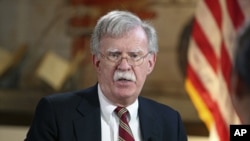 John Bolton, konseye La Mezon Blanch pou Sekirite Nasyonal.