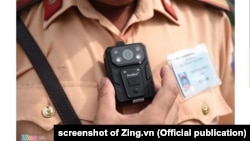 Vietnam's traffic cop used body-worn cameras for the first time, July 15, 2019