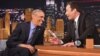 Tổng thống Barack Obama và người dẫn chương trình "The Tonight Show" Jimmy Fallon tại NBC Studios ở New York, ngày 8/6/2016.