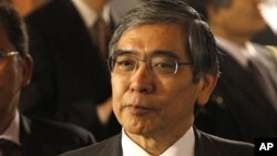 Thống đốc Ngân hàng Trung ương Nhật Bản Haruhiko Kuroda