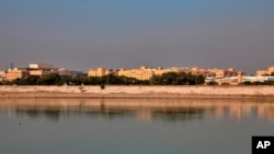 Khuôn viên Đại sứ quán Mỹ tại Baghdad, Iraq.