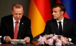 Cumhurbaşkanı Erdoğan ve Fransa Cumhurbaşkanı Emmanuel Macron