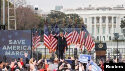 FILE PHOTO: U.S. President Donald Trump holds a rally to contest the certification of the 2020 U.S. presidential election results by the U.S. Congress in Washington