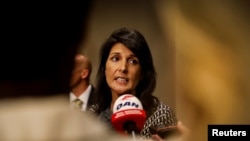 Bà Nikki Haley nói đã hết giải pháp kiềm chế tham vọng hạt nhân của Bắc Hàn.