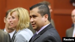 George Zimmerman rời tòa án sau khi được tuyên bố trắng án, 13/7/13