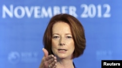 Thủ tướng Australia Julia Gillard.