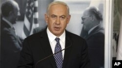 Thủ tướng Israel Benjamin Netanyahu.