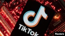 Illustration shows TikTok logo