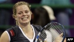 Tay vợt người Bỉ Kim Clijsters hai lần vô địch giải quần vợt mở rộng Mỹ