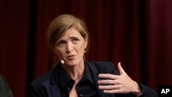 Bà Samantha Power, Giám đốc Cơ quan Phát triển Quốc tế Mỹ (USAID). 