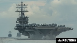 Hàng không mẫu hạm USS Ronald Reagan.