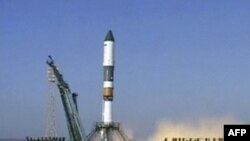 Phi thuyền chở hàng không người lái Progress được phóng tại Trung tâm Không gian Baikonur ở Kazakhstan (Hình lưu trữ - 24/8/2011)