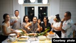 Một buổi tiệc "cám ơn" - Thanksgiving. Hình minh họa.