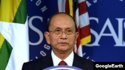 Ông Thein Sein là vị nguyên thủ quốc gia đầu tiên của Miến Điện đến thăm Hoa Kỳ trong gần 50 năm .