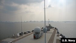 USS Blue Ridge, tàu chỉ huy của Hạm đội 7, Hải quân Hoa Kỳ ghé thăm cảng Manila, Philippines ngày 13/3/2019. (U.S. Navy photo by Mass Communication Specialist 3rd Class Dylan McKay)