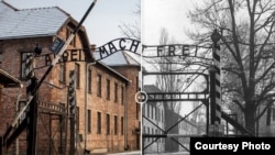 Auschwitz xưa và nay.