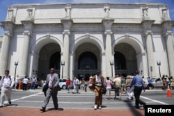 Union Station, vừa là trạm metro vừa là trạm dừng Amtrak ở Thủ đô Washington, D.C.