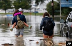 Một số khu vực ở New Orleans bị ngập lụt. Ảnh chụp ngày 21/6/2017.