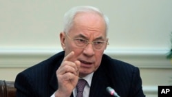 Thủ tướng Ukraina Mykola Azarov.