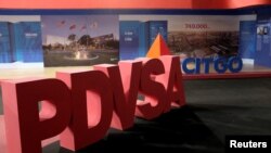 Logo của công ty dầu Venezuela PDVSA.