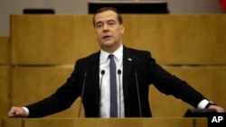 Thủ tướng Nga Dmitry Medvedev hứa sẽ nộp 1 hồ sơ khiếu nại chính thức lên WTO.