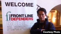 Blogger Nguyễn Lân Thắng tiếp xúc với tổ chức Front Line Defenders