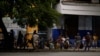 Cubans line up for bread during the second day of the nationwide blackout in Havana, Oct, 19, 2024. 