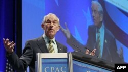 Dân biểu Ron Paul phát biểu tại Hội Nghị Hành Động Chính Trị Bảo Thủ ở Washington, Thứ Sáu 11/2/2011