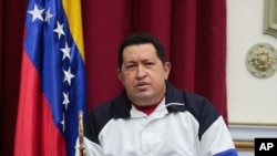 Tổng thống Venezuela Hugo Chavez.