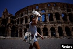 İtalya'nın başkenti Roma da aşırı sıcakların etkisi altında.