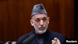 Tổng thống Afghanistan Hamid Karzai.