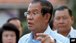 Thủ tướng Campuchia Hun Sen.