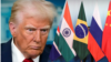 Tổng thống Hoa Kỳ Donald Trump hôm 30/1/2025 cảnh báo BRICS chớ thay thế đồng đô la Mỹ và lặp lại đe dọa áp thuế 100% trên khối này.