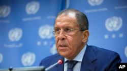 Ngoại trưởng Nga Sergei Lavrov.