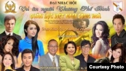 Poster quảng cáo cho Đại nhạc hội Tri Ân Thương Phế Binh Quân Lực Việt Nam Cộng Hòa tại thành phố Sydney, Australia.