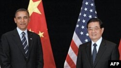 Tổng thống Hoa Kỳ Barack Obama và Chủ tịch Trung Quốc Hồ Cẩm Ðào