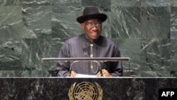 Tổng thống Nigeria Goodluck Jonathan.