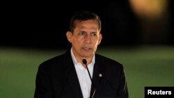 Tổng thống Peru Ollanta Humala, đã tăng cường nỗ lực diệt trừ ma túy và trấn áp các phiến quân là những kẻ kiểm soát việc buôn lậu ma túy