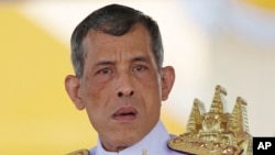 Quốc vương Thái Lan Maha Vajiralongkorn.