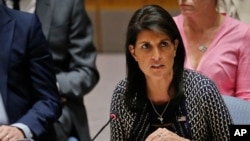 Đại sứ Mỹ tại Liên Hiệp Quốc Nikki Haley.