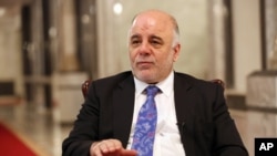 Thủ tướng Iraq Haider al-Abadi nói ông không biết có những vụ không kích ở Diyala