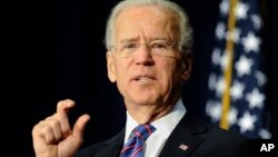 Phó Tổng thống Hoa Kỳ Joe Biden phát biểu tại hội nghị về vấn đề bạo động bằng súng, 21/2/13