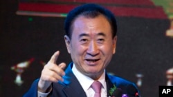 Ông Wang Jianlin, chủ tịch tập đoàn giải trí và địa ốc Dalian Wanda.